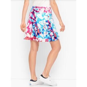 2/$15 T by Talbots Floral Everyday Stretch Skort Petite Size P